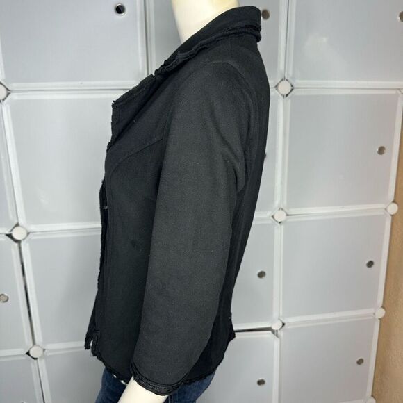 Anthropologie Nick & Mo 3/4 Sleeve Blazer Black Size Small - Picture 7 of 11